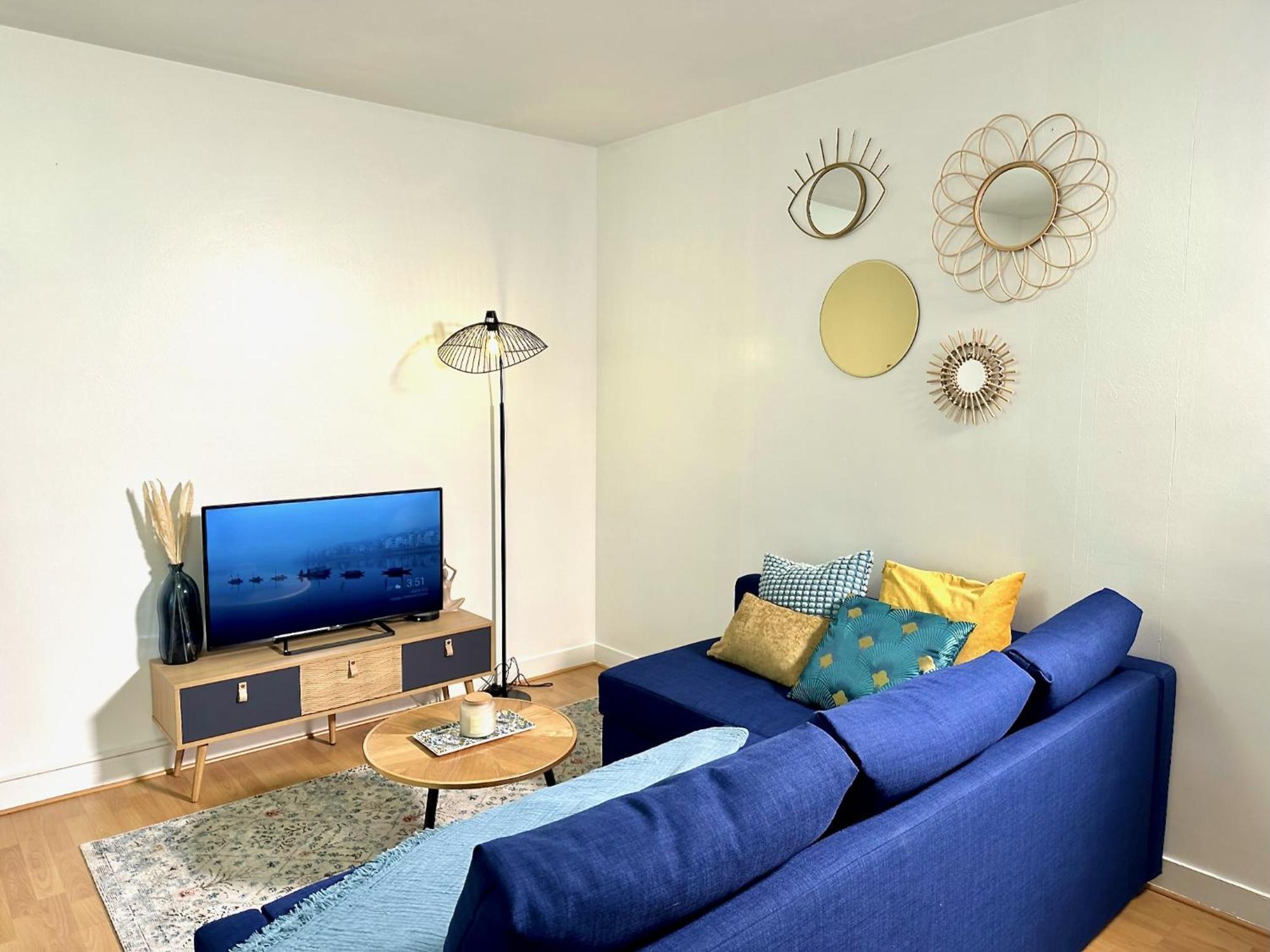 Apartment Le Bleu Soleil - A 2 Min Du Metro - 7 Min De Paris